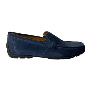 Mens Geox U Moner V Loafers, Dark Avio Suede. U1144V